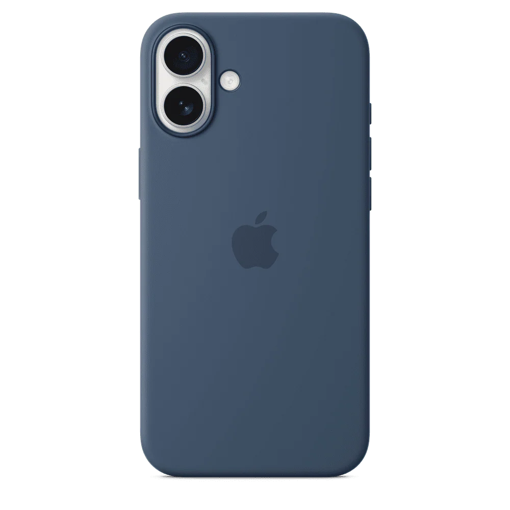 Funda de silicón para el iPhone 16 Plus con MagSafe - Azul denim - Image 4