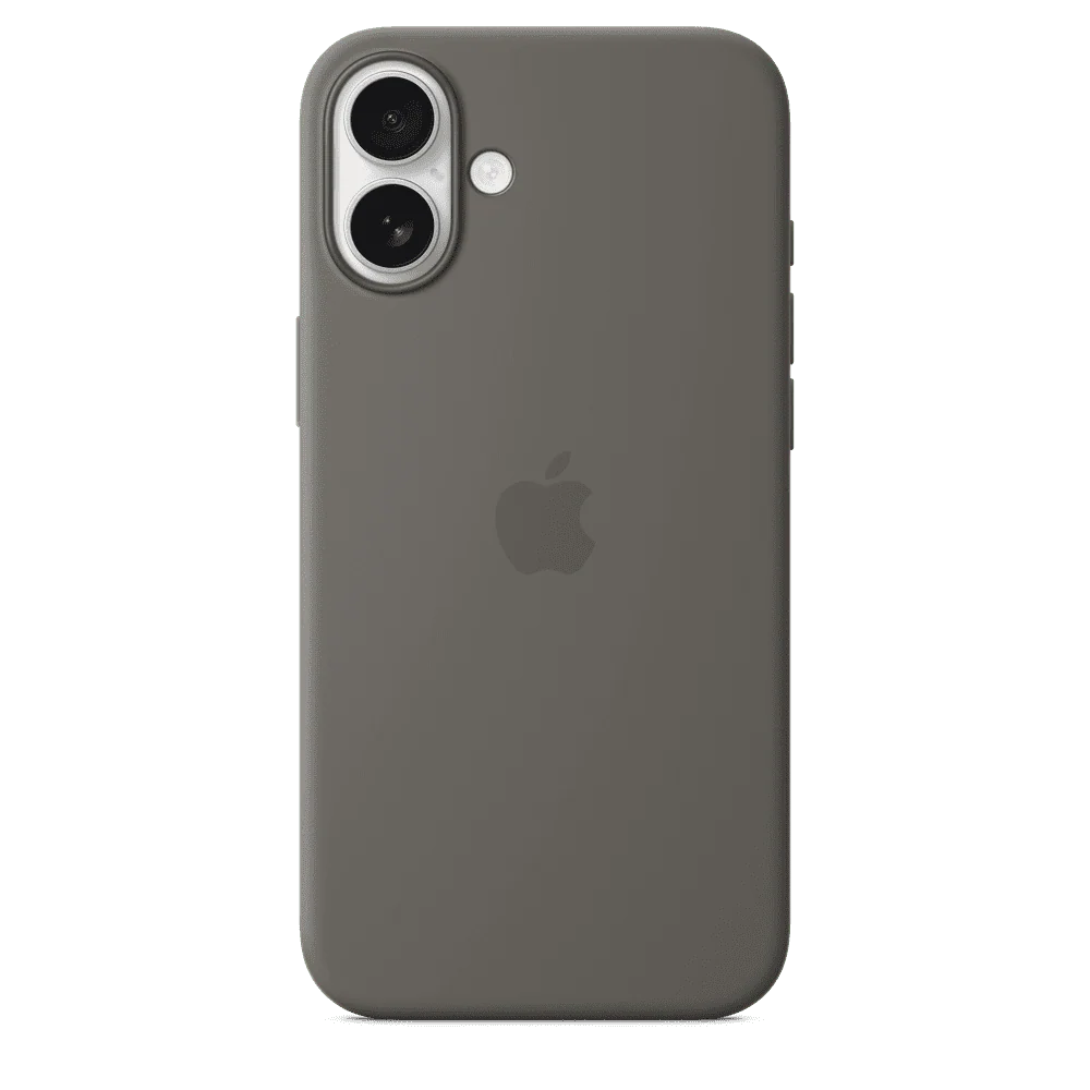 Funda de silicón para el iPhone 16 Plus con MagSafe - Gris piedra - Image 4