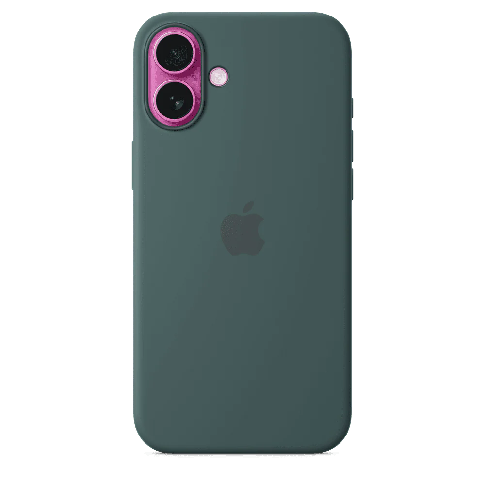 Funda de silicón para el iPhone 16 Plus con MagSafe - Verde lago - Image 3