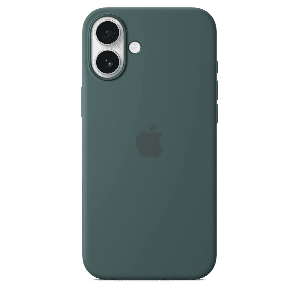 Funda de silicón para el iPhone 16 Plus con MagSafe - Verde lago - Image 4