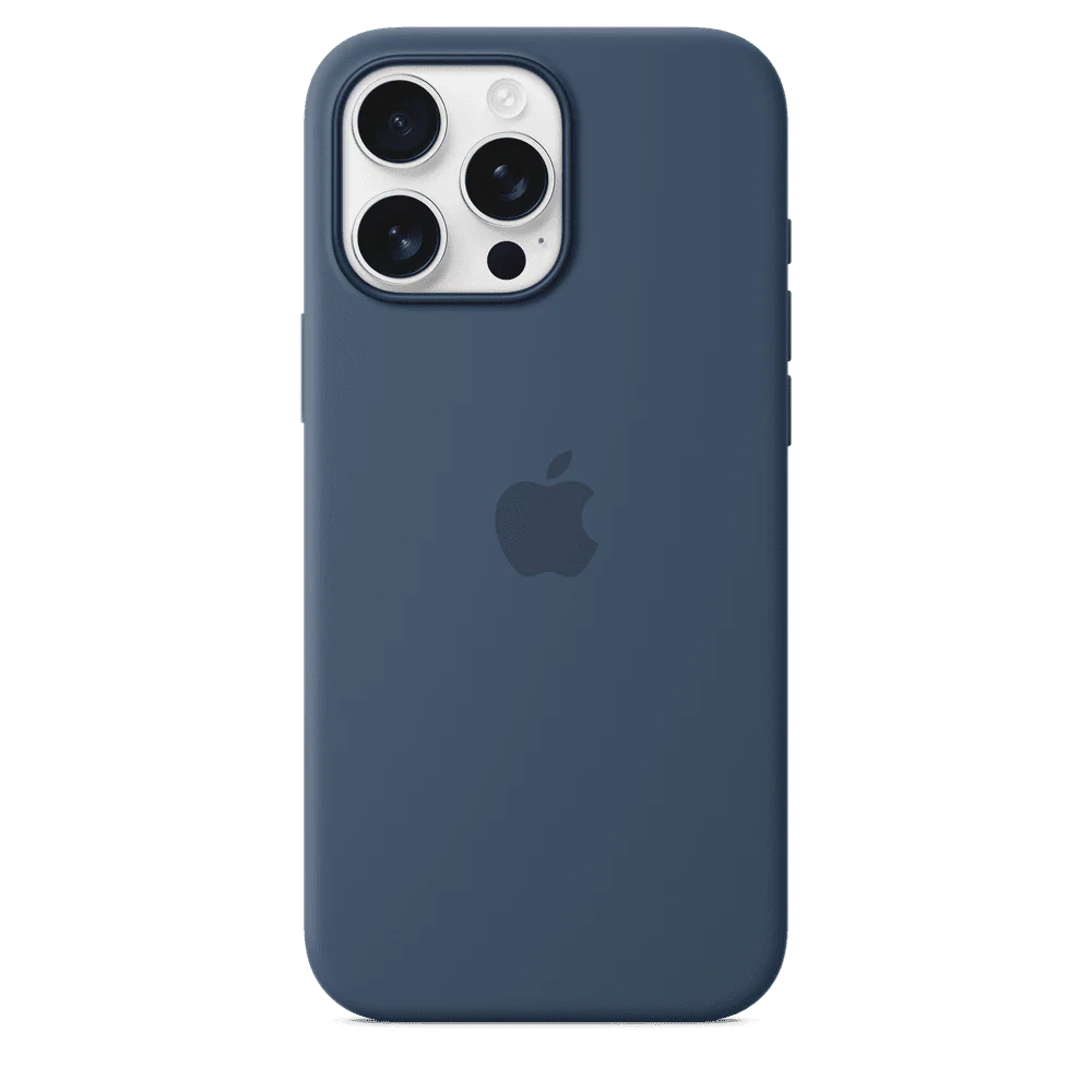 Funda de silicón para el iPhone 16 Pro Max con MagSafe - Azul denim - Image 3