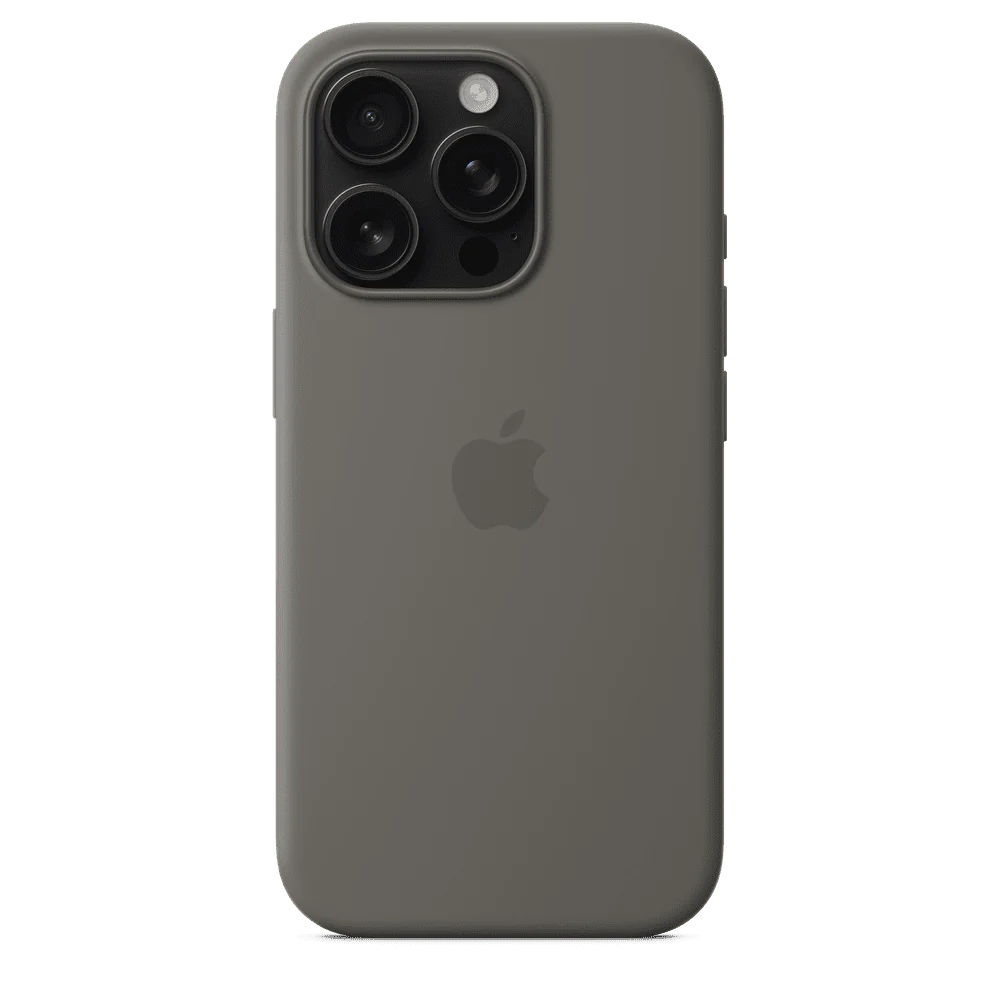 Funda de silicón para el iPhone 16 Pro con MagSafe - Gris piedra - Image 4