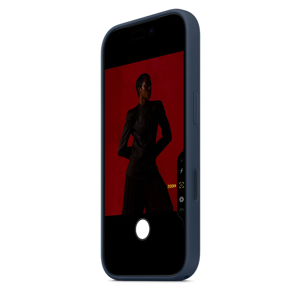 Funda de silicón con MagSafe Apple para el iPhone 17 Pro – Color medianoche - Image 4