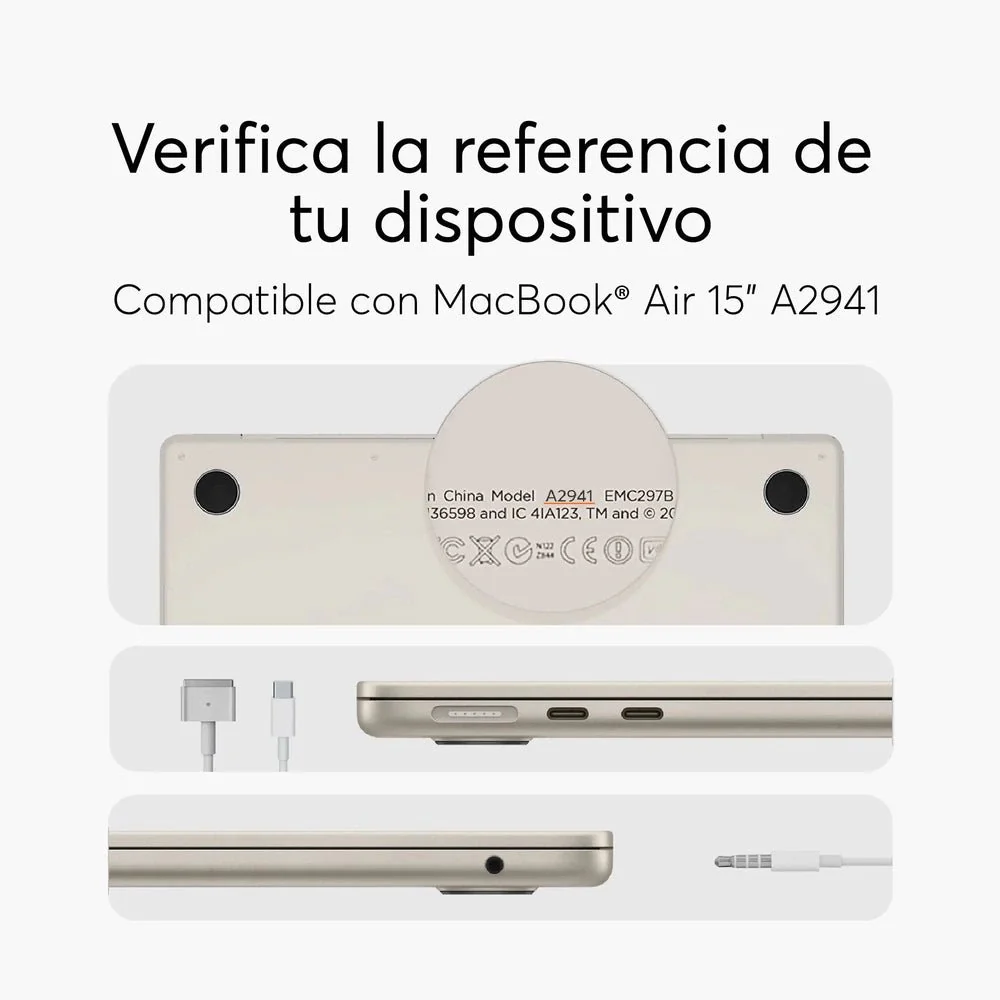 Hardcase Shock NCO para MacBook Air 15 (M2, M3, M4, M5) - Transparente - Image 7
