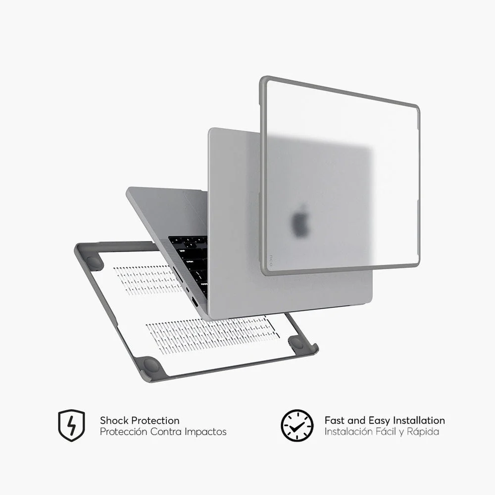 Hardcase Shock NCO para MacBook Pro 16 (M1, M2, M3, M4, M5) - Gris - Image 4