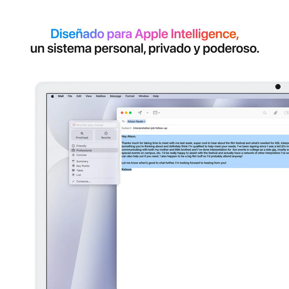 iMac con pantalla Retina 4,5K de 24 pulgadas: Chip M4 de Apple con CPU de 10 núcleos y GPU de 10 núcleos, 512 GB SSD - Plata - Image 5