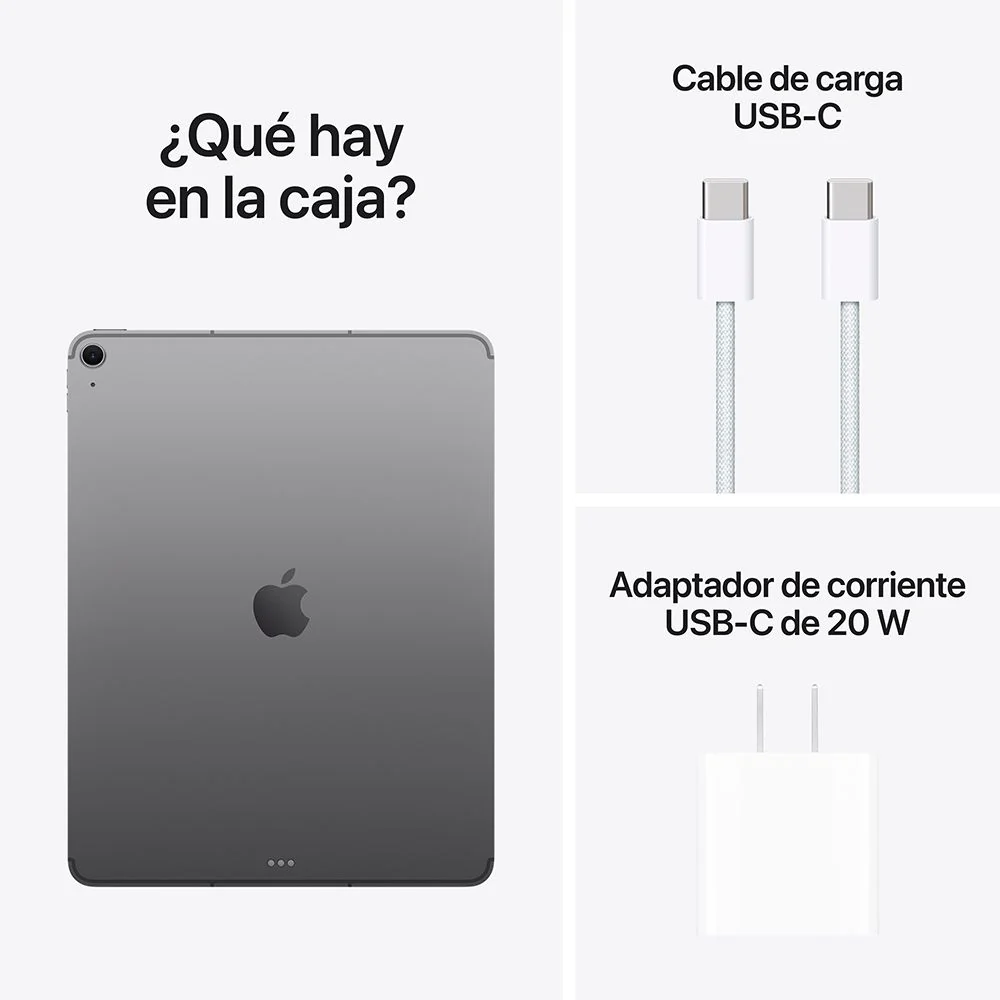 iPad Air de 11 pulgadas Wi-Fi + Cellular 128 GB - Gris espacial (M3) - Image 10