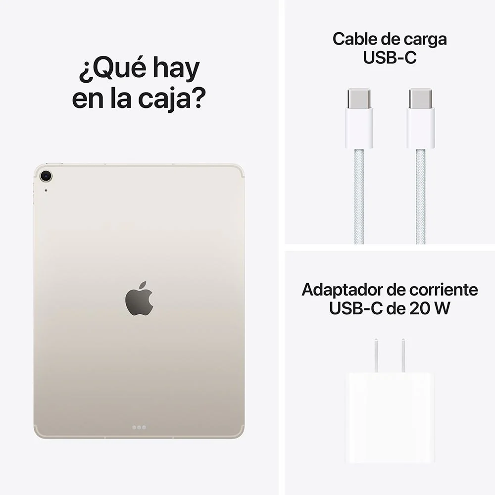 iPad Air de 11 pulgadas Wi-Fi + Cellular 256 GB - Blanco estrella (M3) - Image 10