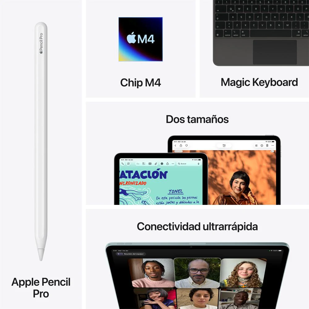 iPad Air de 13 pulgadas Wi-Fi + Cellular 1 TB - Blanco estelar (M4) - Image 9