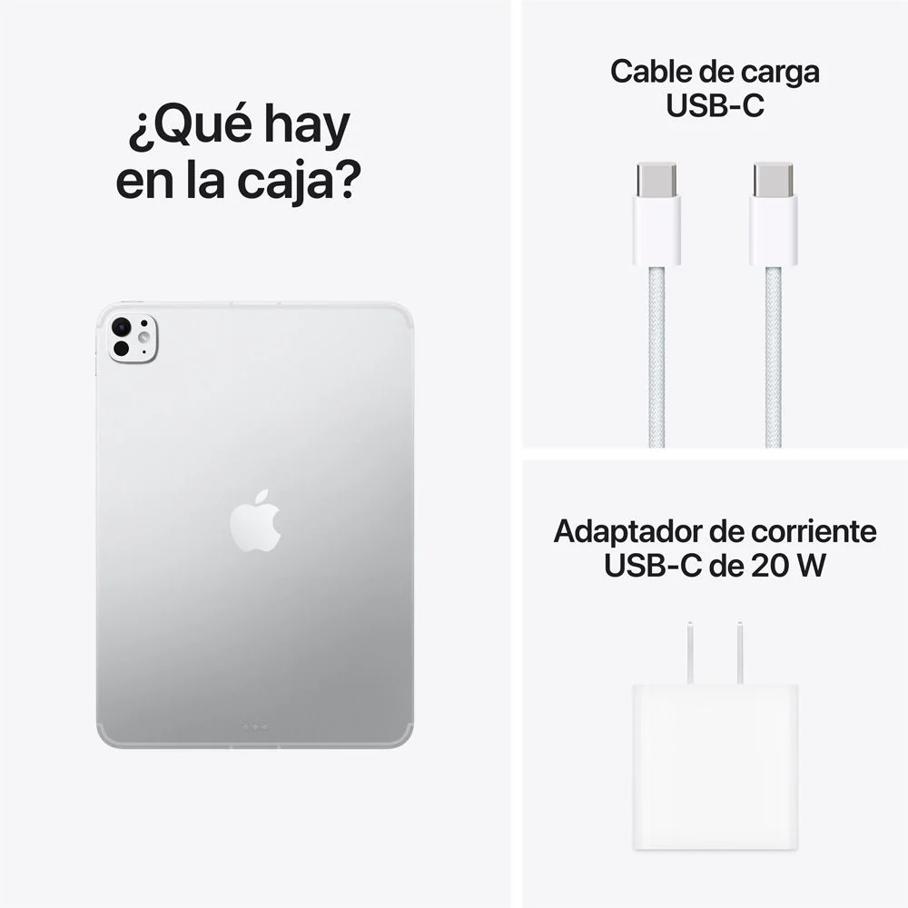 iPad Pro de 11 pulgadas Wi-Fi + Cellular 1 TB Vidrio estándar - Color plata (M5) - Image 9