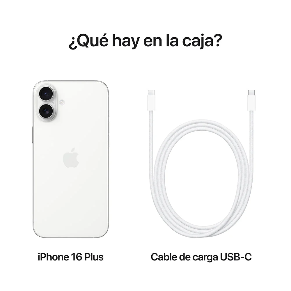 iPhone 16 Plus 128 GB Blanco - Image 10