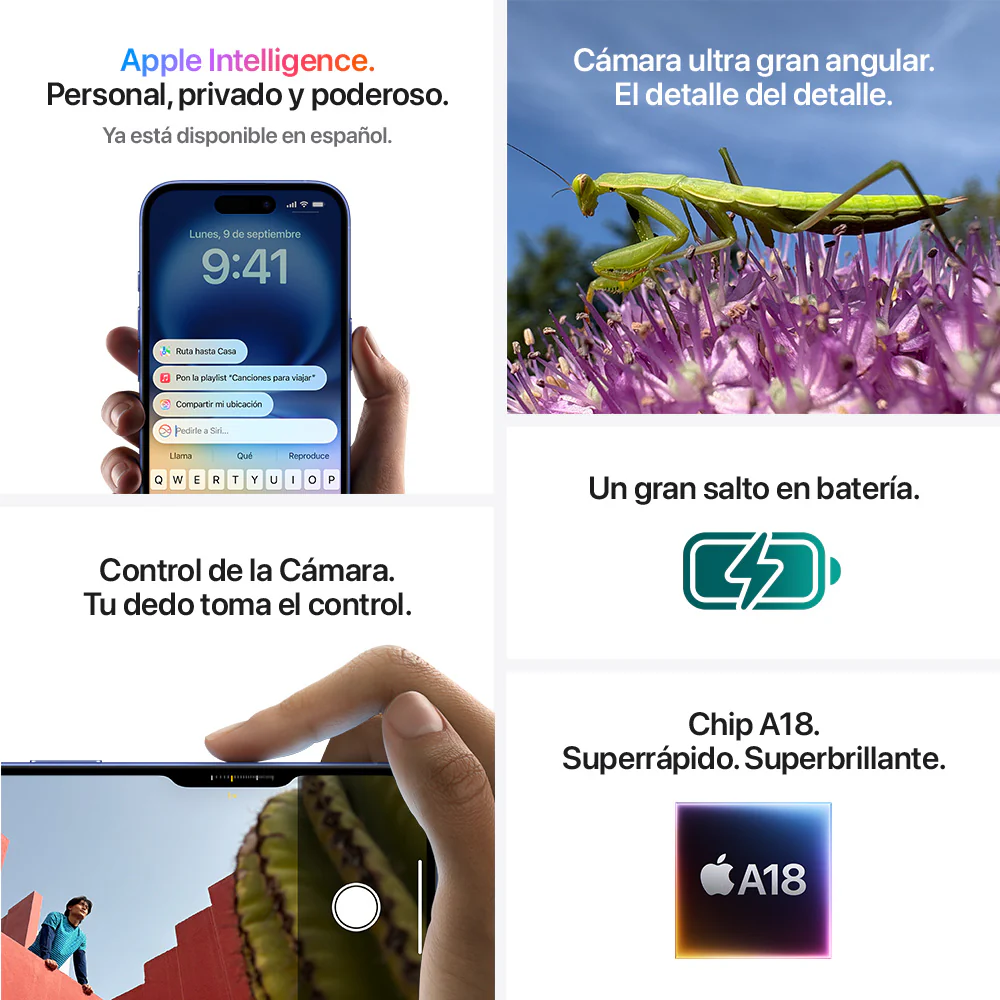 iPhone 16 Plus 128 GB Negro - Image 9