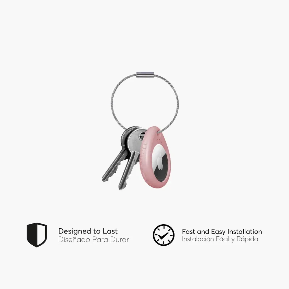 Case NCO RingTag Grip 3m para Airtag 1ra Generación - Oro Rosa - Image 2