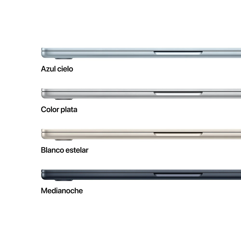 MacBook Air de 13 pulgadas: Chip M4 de Apple con CPU de 10 núcleos y GPU de 8 núcleos, 256 GB SSD - Azul cielo - Image 3
