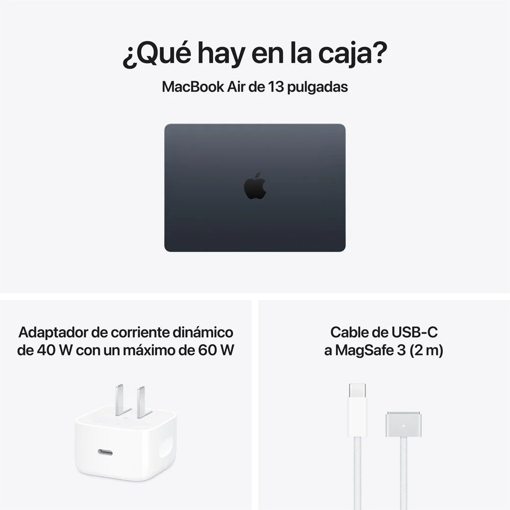 MacBook Air de 13 pulgadas: Chip M5 de Apple con CPU de 10 núcleos y GPU de 8 núcleos, 512 GB SSD - Azul medianoche - Image 9