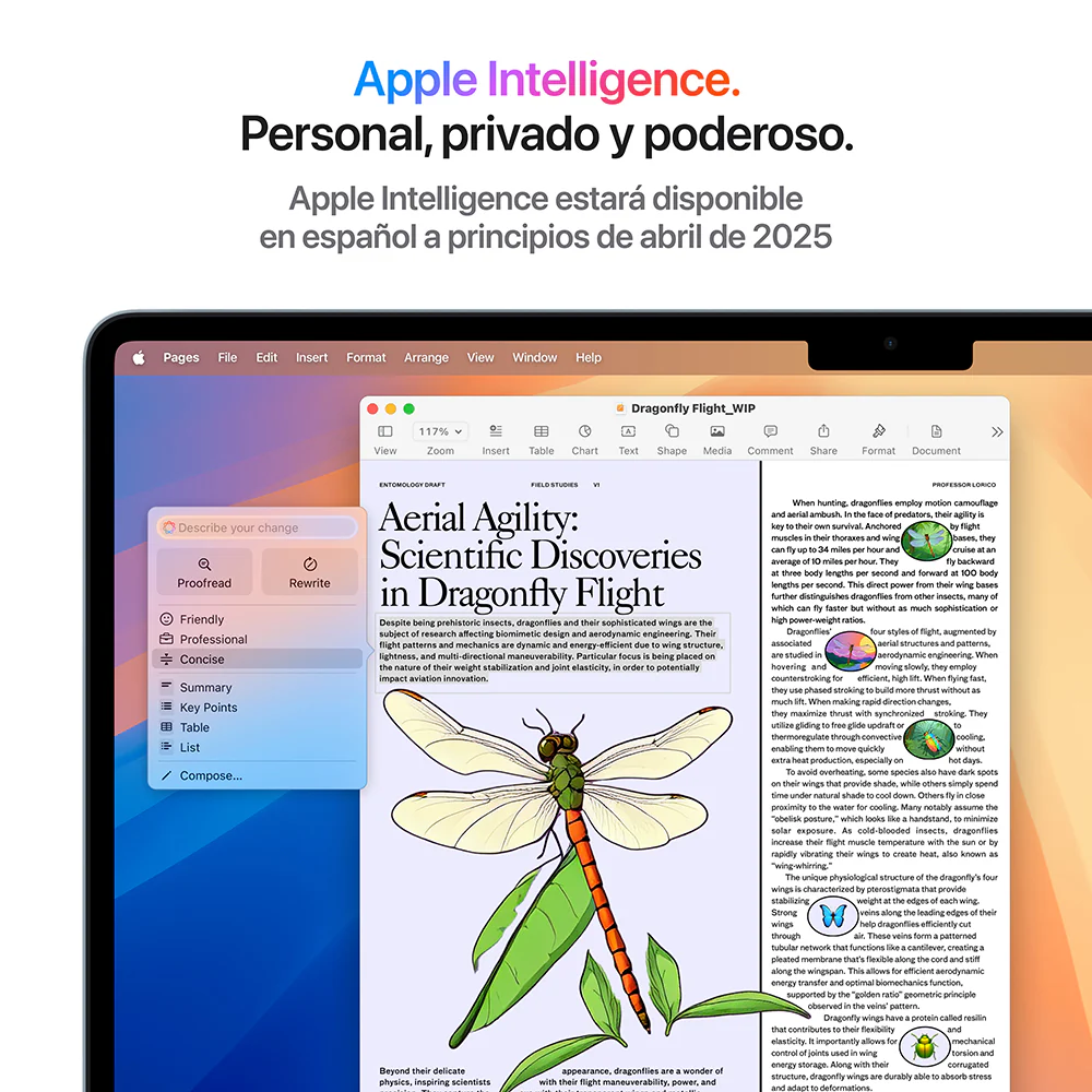 MacBook Air de 15 pulgadas: Chip M4 de Apple con CPU de 10 núcleos y GPU de 10 núcleos, 256 GB SSD - Azul cielo - Image 6