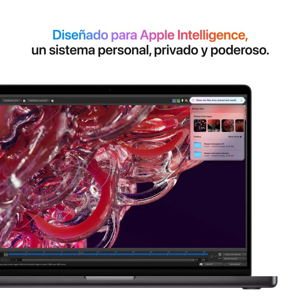 MacBook Pro de 14 pulgadas: Chip M4 de Apple con CPU de 10 núcleos y GPU de 10 núcleos, 1 TB SSD - Plata - Image 5