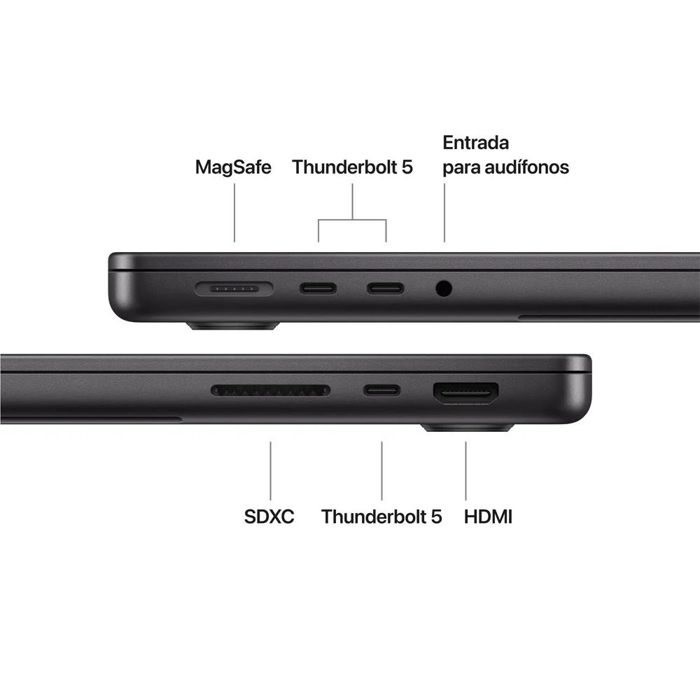 MacBook Pro de 14 pulgadas: Chip M5 Max de Apple con CPU de 18 núcleos y GPU de 32 núcleos, 2 TB SSD - Negro espacial - Image 7