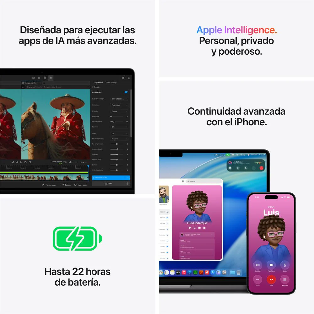 MacBook Pro de 14 pulgadas: Chip M5 Pro de Apple con CPU de 15 núcleos y GPU de 16 núcleos, 1 TB SSD - Color plata - Image 8