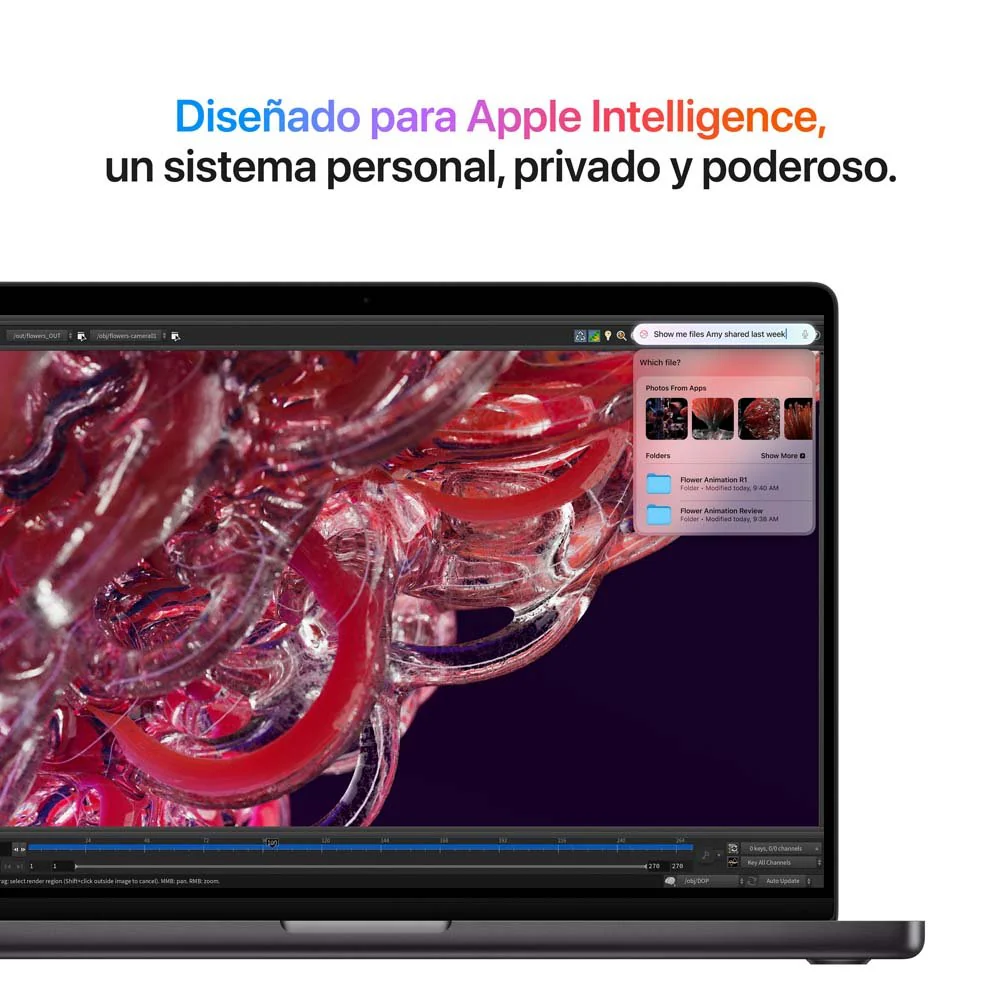 MacBook Pro de 16 pulgadas: Chip M4 Pro de Apple con CPU de 14 núcleos y GPU de 20 núcleos, 512 GB SSD - Negro espacial - Image 5
