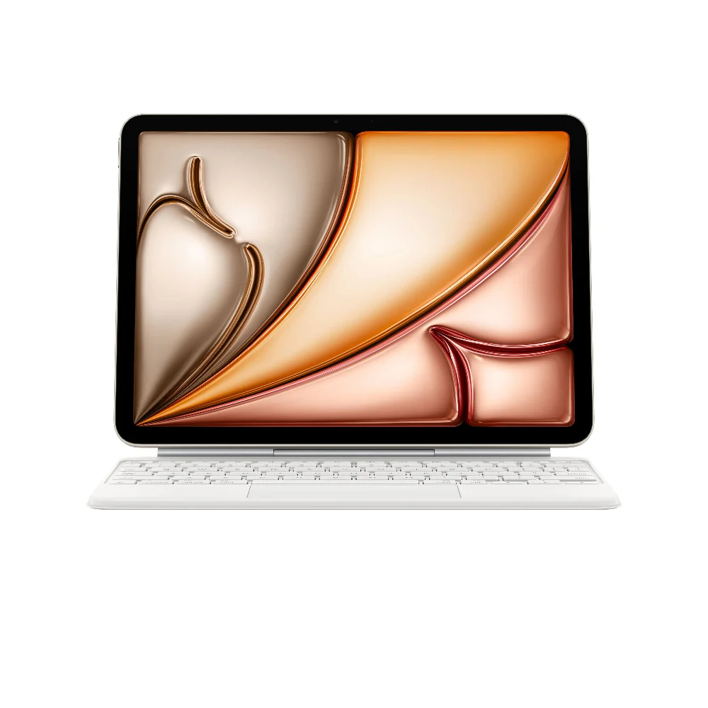 Magic Keyboard Apple para el iPad Air de 11 pulgadas (M3) – Español – Blanco