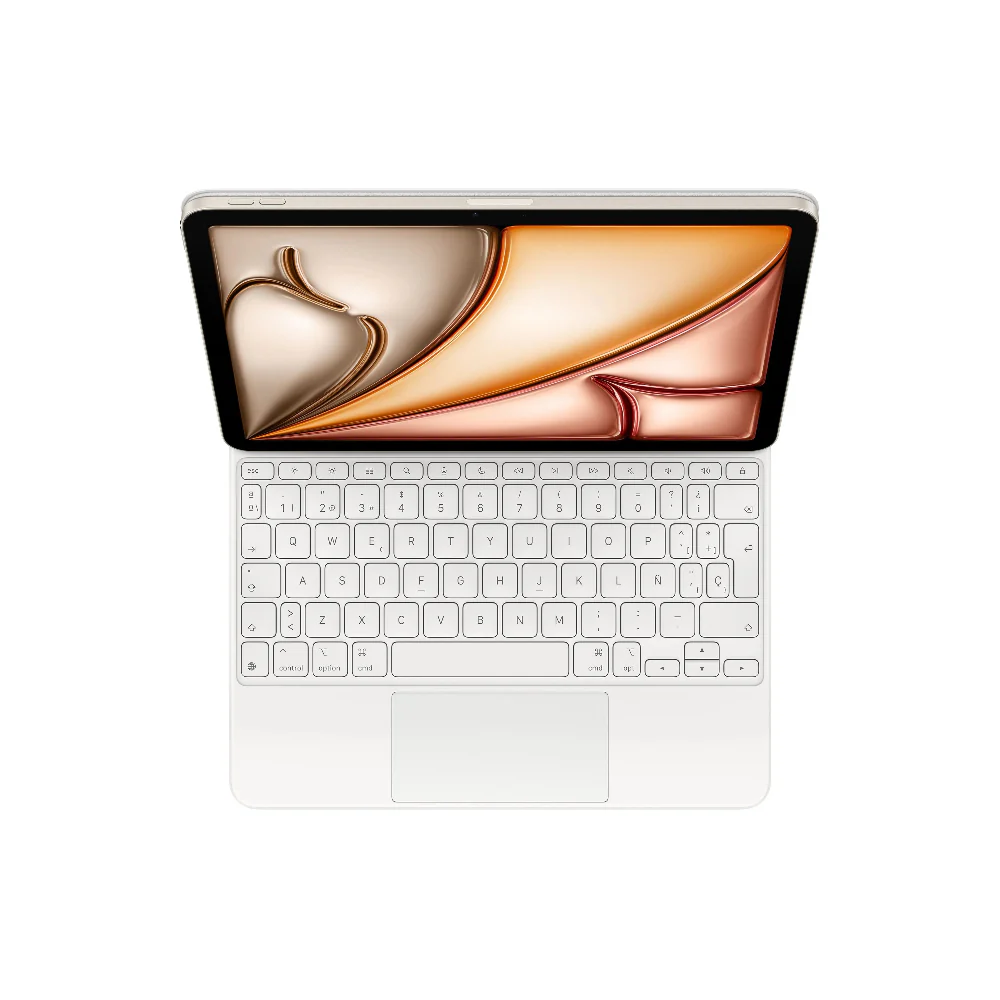 Magic Keyboard Apple para el iPad Air de 11 pulgadas (M3) – Español – Blanco - Image 2