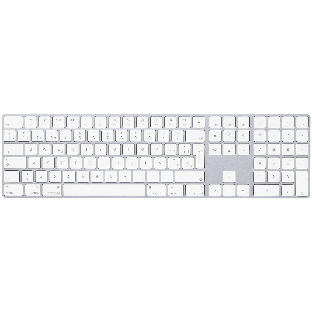 Magic Keyboard con teclado numérico - Español - Plata