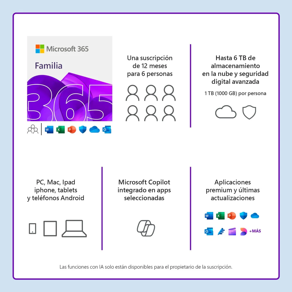 Licencia Microsoft 365 Familia - Virtual - Image 2