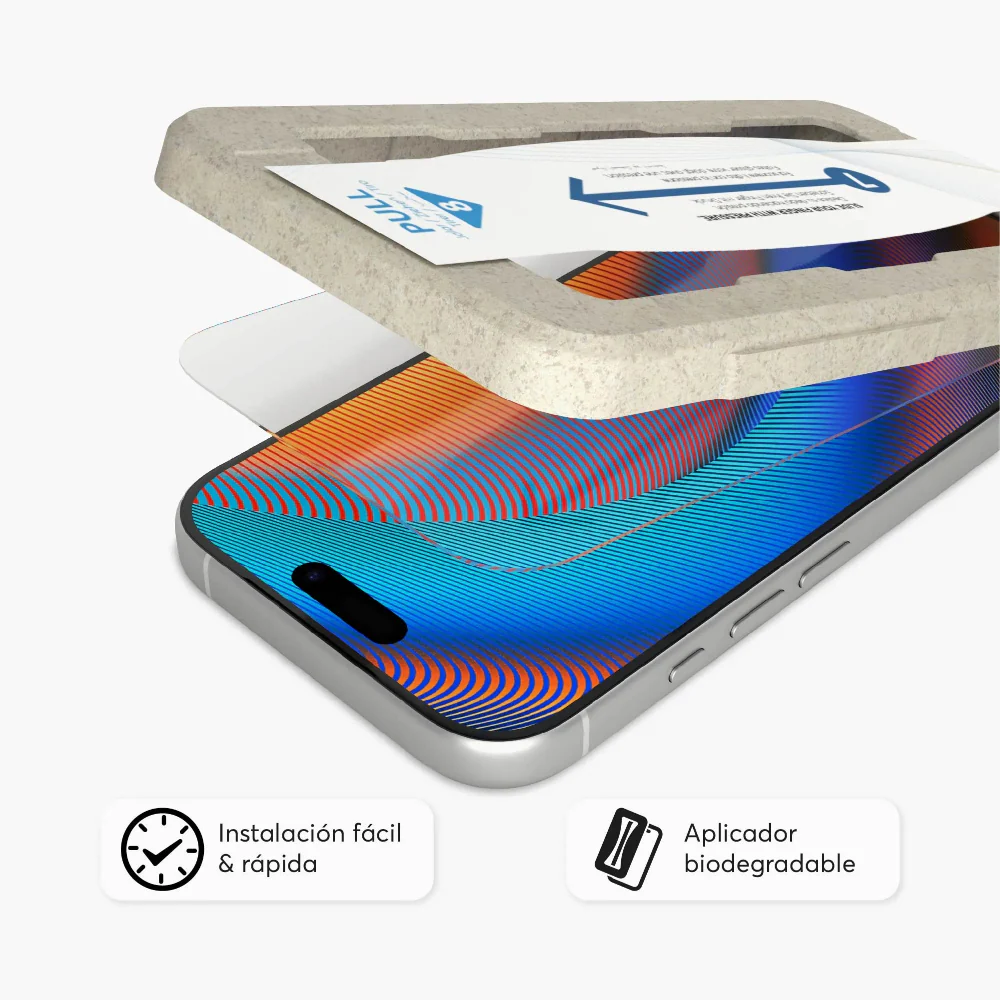 Protector de Pantalla NCO GlassGuard ion+ para iPhone 17 Pro - Transparente - Image 2