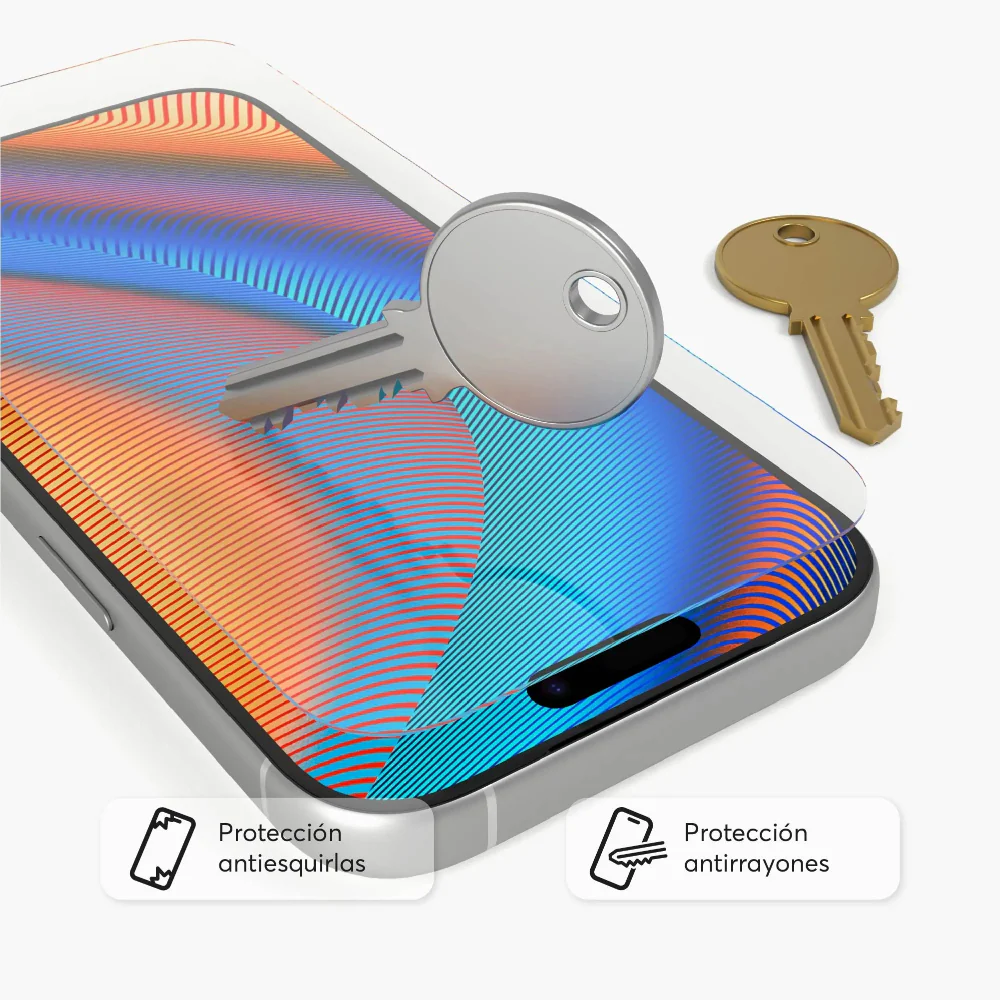Protector de Pantalla NCO GlassGuard ion+ para iPhone 17 Pro - Transparente - Image 3