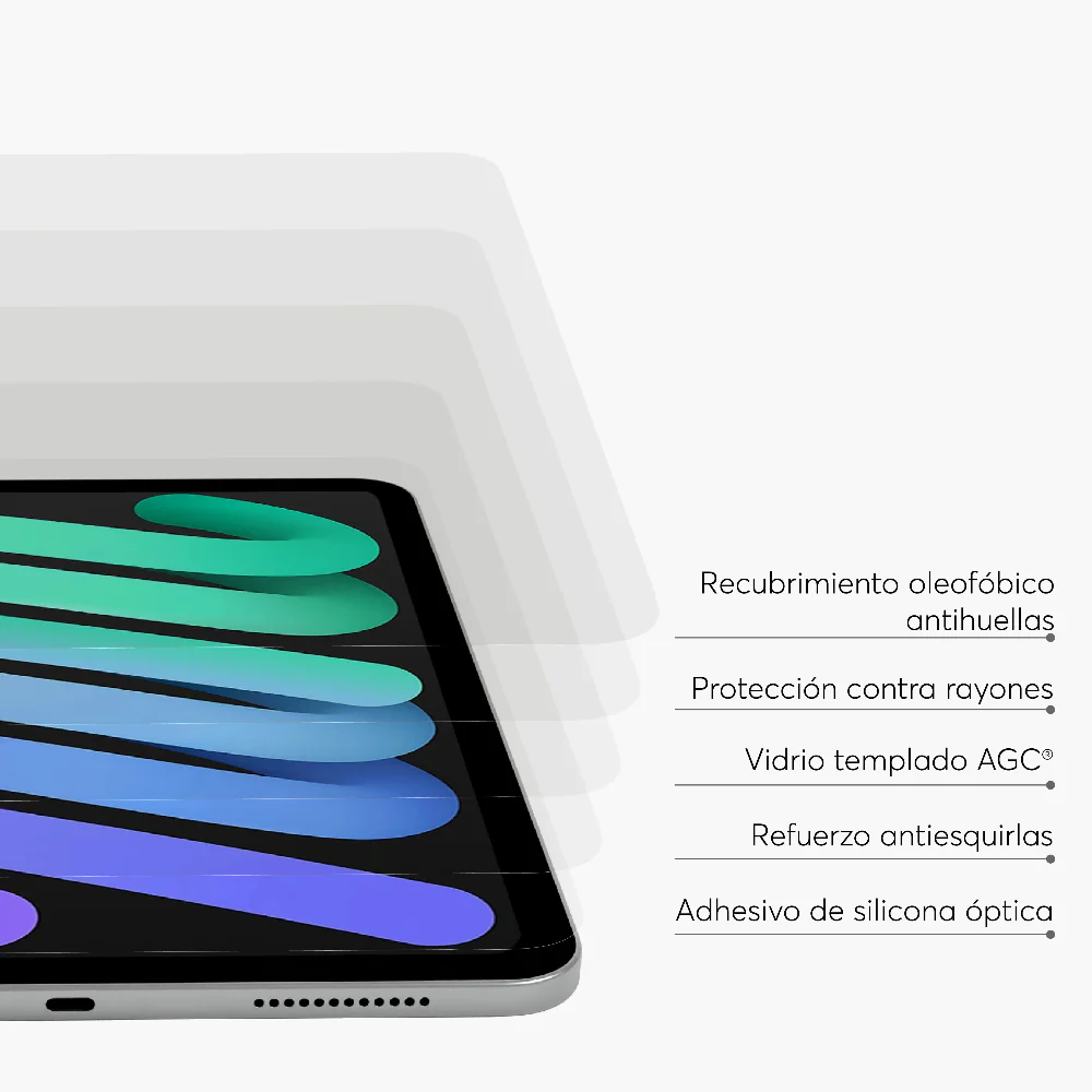 Protector de pantalla NCO GlassGuard para iPad mini A17 Pro - Image 2