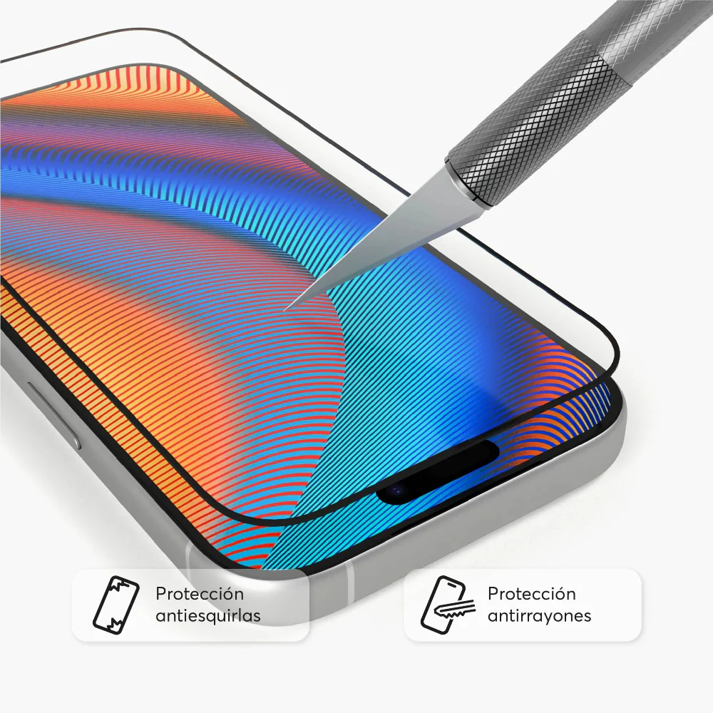 Protector de Pantalla NCO GlassGuard ShockProof para iPhone 17 Pro - Transparente - Image 3