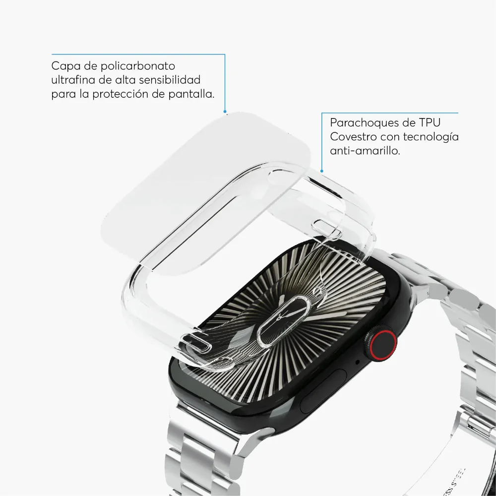 Protector de pantalla NCO SafeCase 360 Watch 46mm - Transparente - Image 3