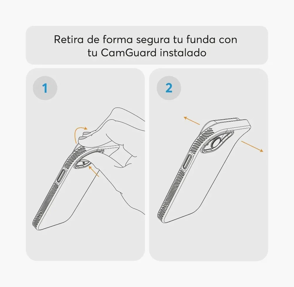 Protector NCO para cámaras de iPhone 15 / 15 Plus - Negro - Image 3