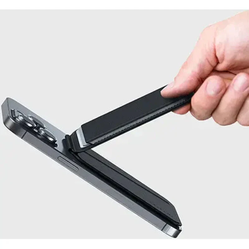Tarjetero Magnético con Stand Satechi para iPhone - Negro - Image 4