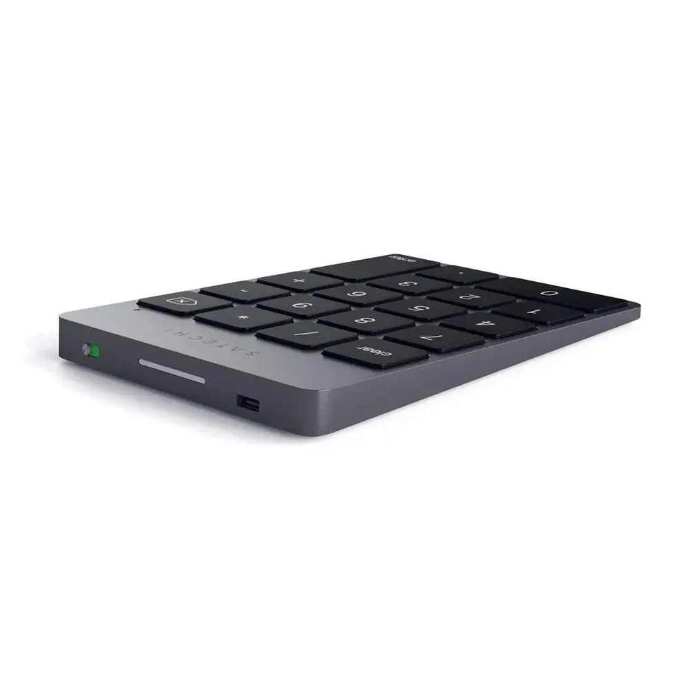 Teclado Satechi Slim Recargable de Aluminio Inalámbrico - Plata - Image 3